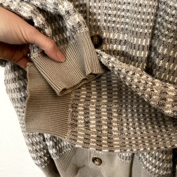 VTG Tricots St. Raphael Cardigan Sweater Made In USA Cosby Biggie Stripe Mens XL - Picture 3 of 6